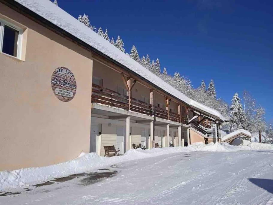 Babaute 7, Studio Typique Au Pied Des Pistes Prémanon Kültér fotó